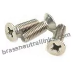 DIN Flat Head Brass Machine Screw - DIN 965