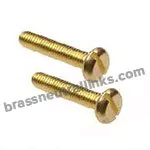 DIN Pan Head Brass Machine Screw - DIN 85